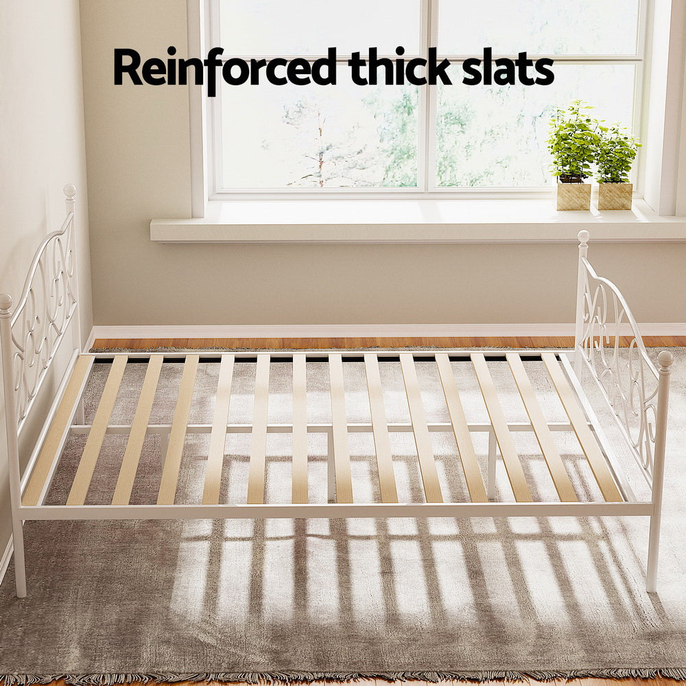 Queen Size Bed Frame | Metal Frame | GROA