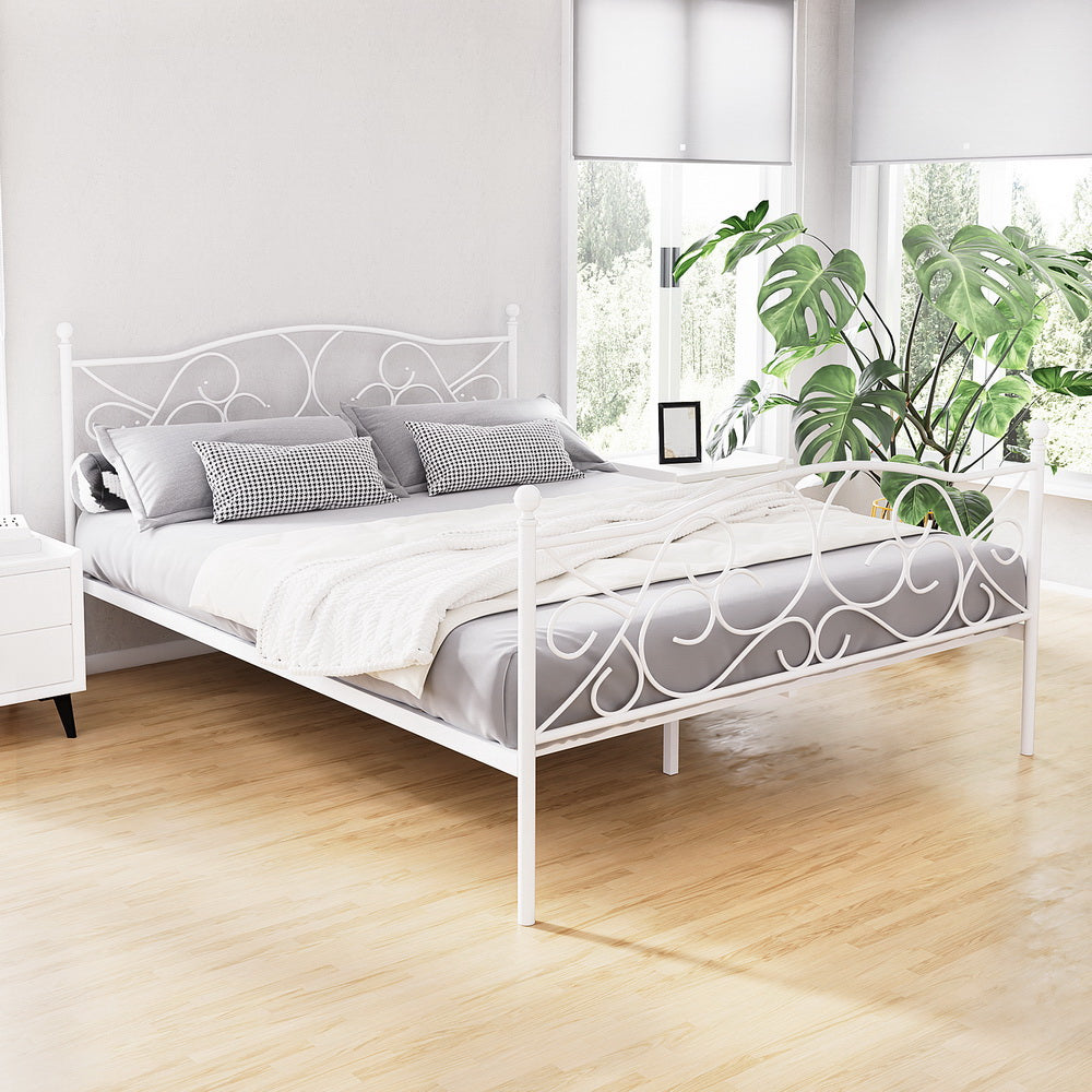 Queen Size Bed Frame | Metal Frame | GROA