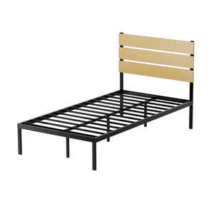 Bed Frame | King Single Size | Metal Base | Mattress Platform Foundation | PAULA