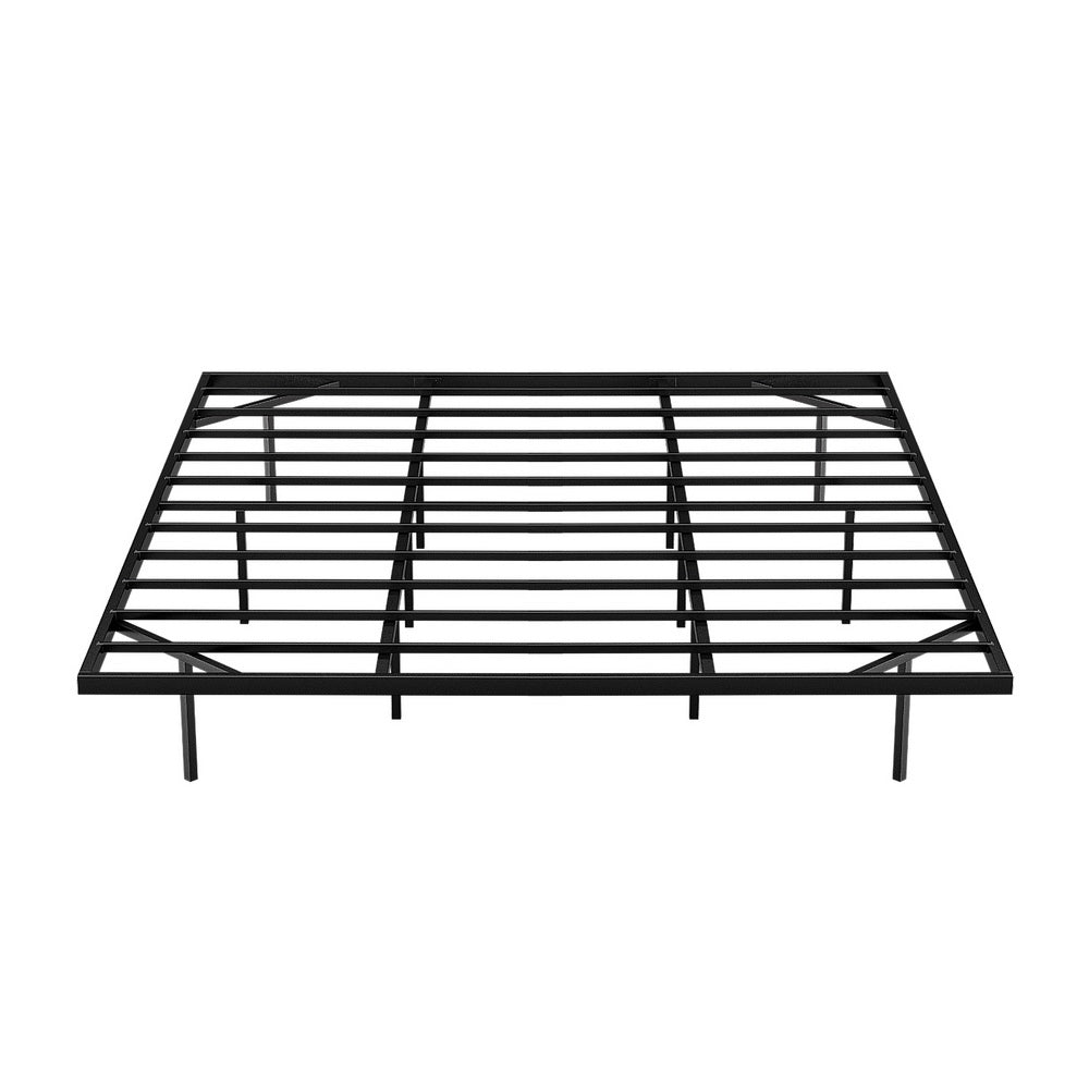 Artiss Bed Frame | King | Floating Metal with LED Lights | Tool-Free | 300KG Capacity