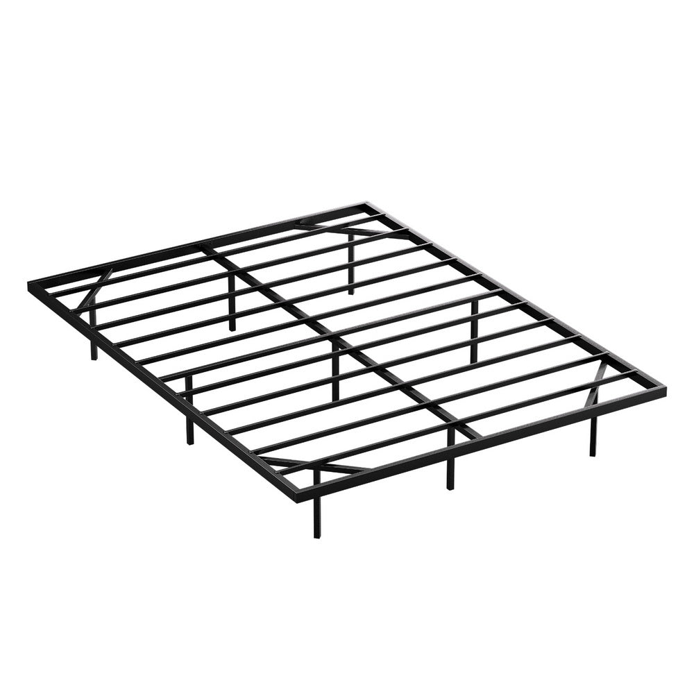 Artiss Bed Frame | Queen | Floating Metal with LED Lights | Tool-Free | 300KG Capacity