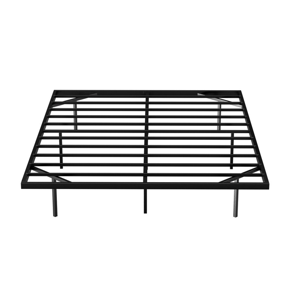 Artiss Bed Frame | Queen | Floating Metal with LED Lights | Tool-Free | 300KG Capacity