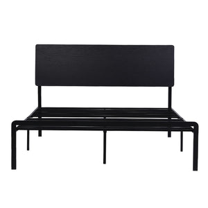 Artiss Bed Frame Queen Size LED Metal Bed Base with Charging Station LAN