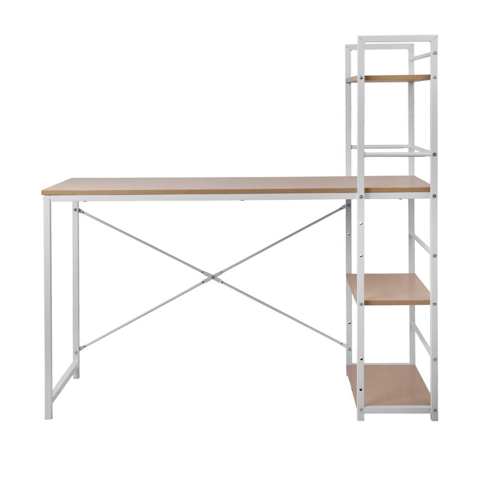 Computer Desk | Shelf | Oak | 120CM