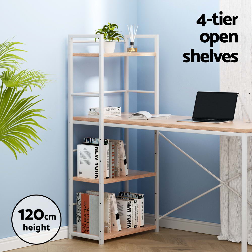 Computer Desk | Shelf | Oak | 120CM