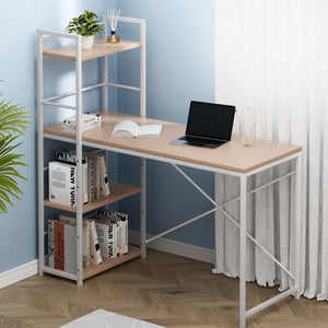 Computer Desk | Shelf | Oak | 120CM