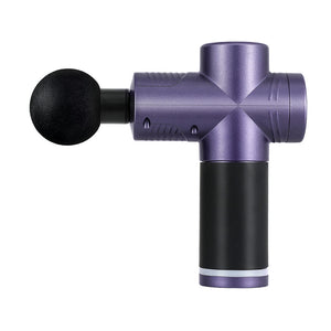 30 Speed Massage Gun | 4 Heads | Vibration Muscle Massager | Chargeable | Purple