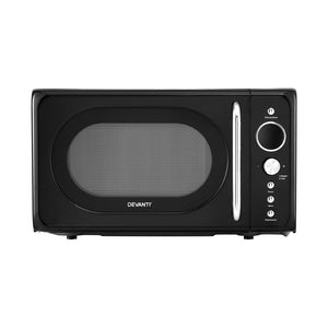 20L Microwave Oven | 700W, Black | Compact & Efficient