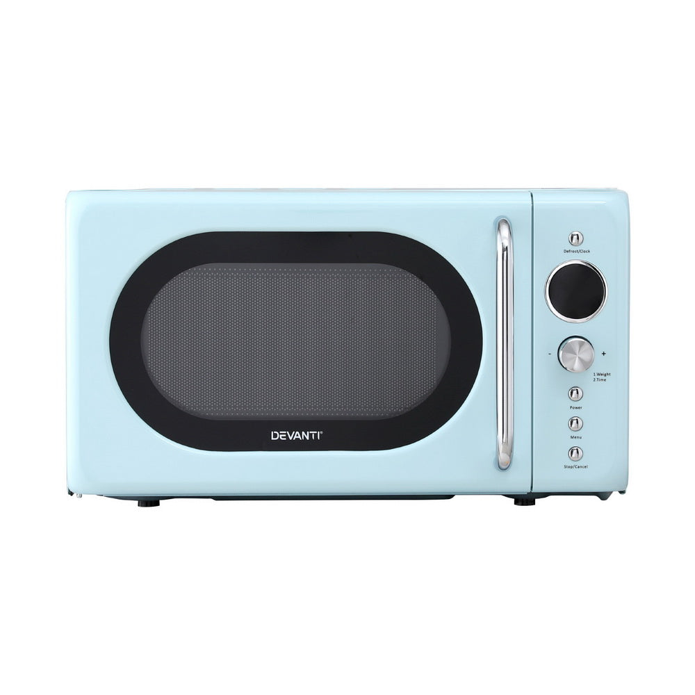 20L Microwave Oven | 800W, Blue | Compact & Efficient
