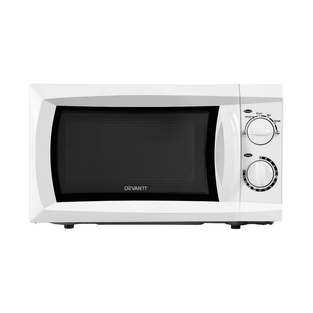 20L Microwave Oven | 800W, White | Compact & Efficient