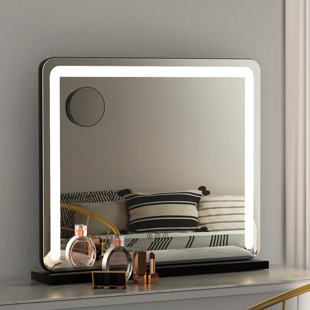 Embellir Makeup Mirror With Light | Hollywood Vanity LED Tabletop Mirrors 50X60CM