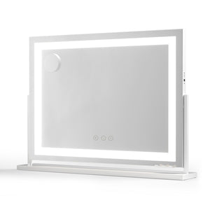 Makeup Vanity Mirror | 80x58cm | 360° Rotatable | Adjustable LED Light Strip