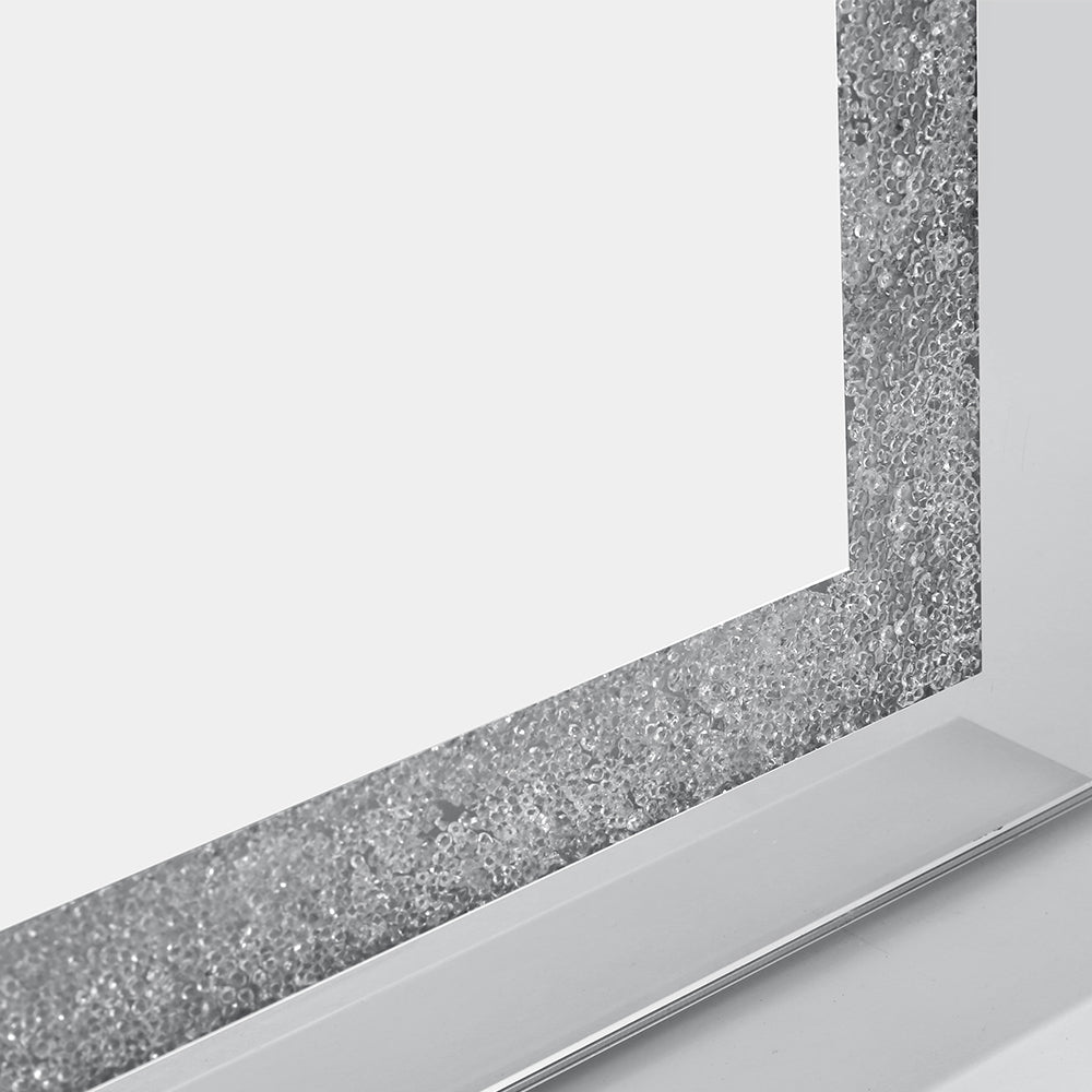 Bluetooth Makeup Mirror | 58x46cm | Hollywood Vanity | With LED Light | Crystal