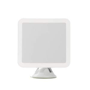 Makeup Mirror | 10x Magnification | LED Light | Adjustable Rotation | Cordless Suction Cup Mount