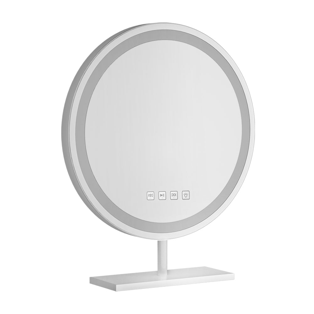 Embellir Makeup Mirror | 40x40cm | Hollywood Vanity with LED Light | Tabletop | Round