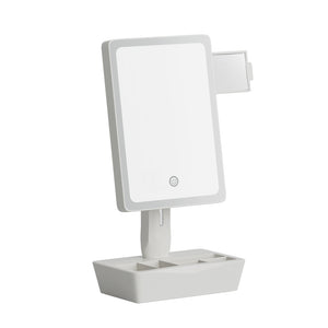 Makeup Mirror | 10X Magnifying | With LED Light | Storage Cosmetic Mirror