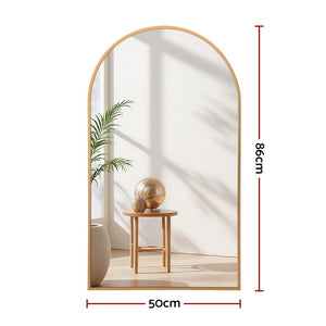 Arched Wall Mirror | 86x50cm | Vanity Home Decor