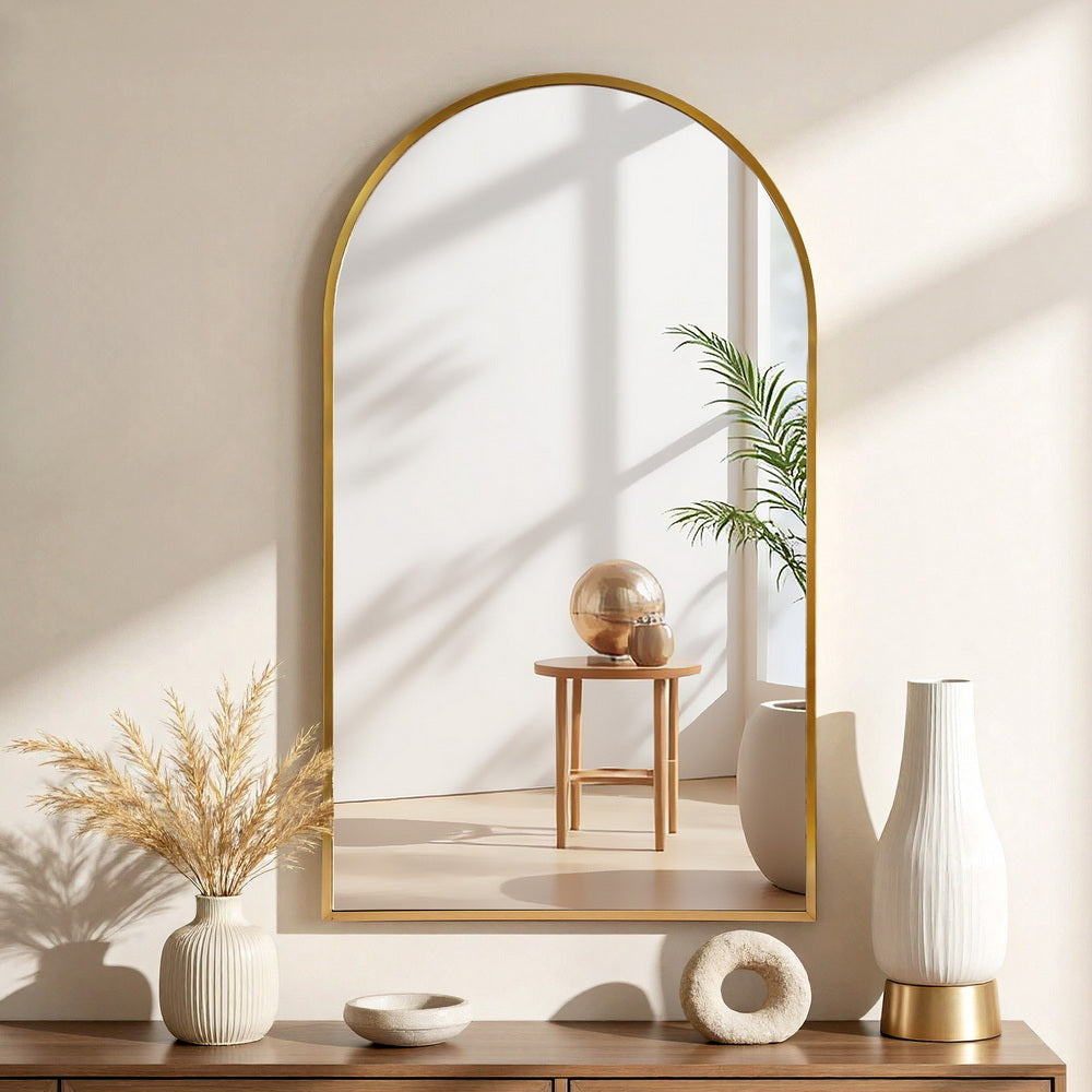 Arched Wall Mirror | 86x50cm | Vanity Home Decor