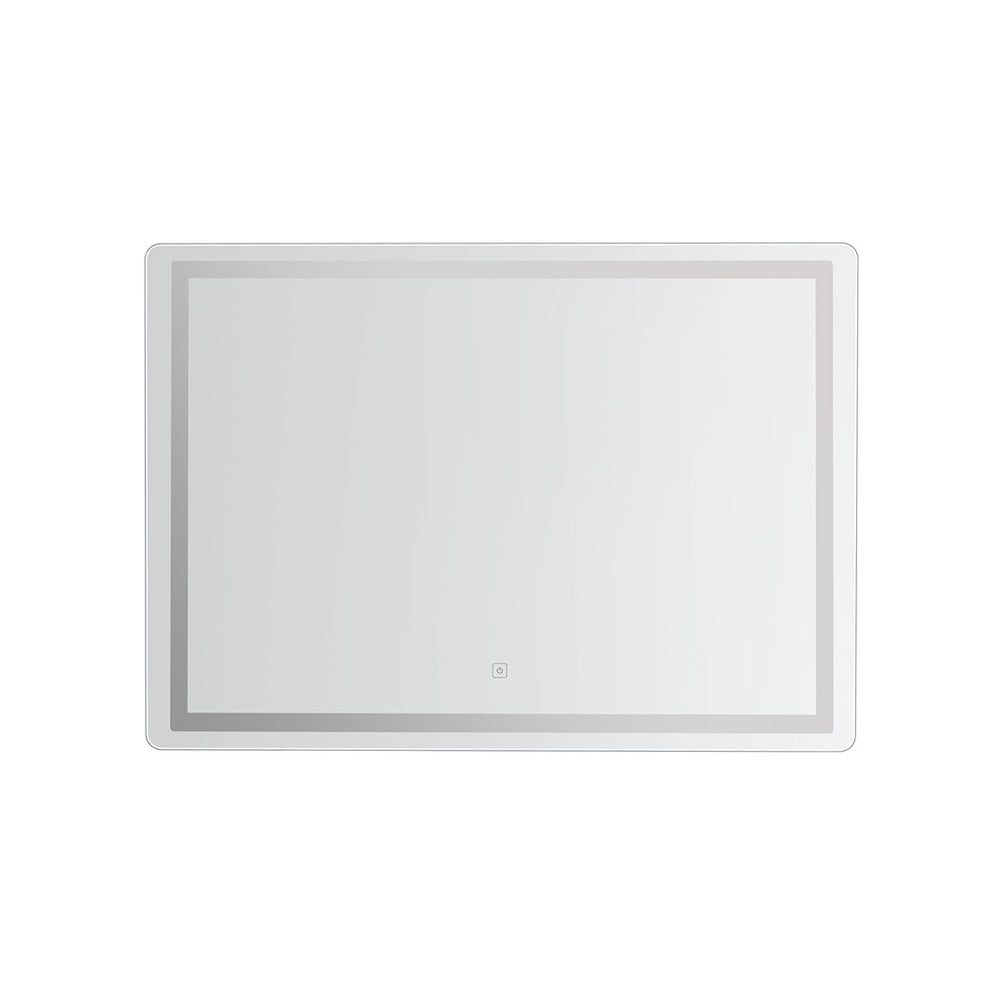 Wall Mirror | 100X70CM | With LED Light | Bathroom Home Decor | Round Rectangle