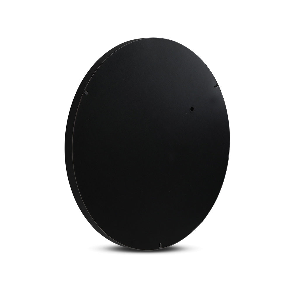 Embellir Wall Mirrors | 2 Pack | 90cm Round Framed | Black | Bathroom or Makeup Decor