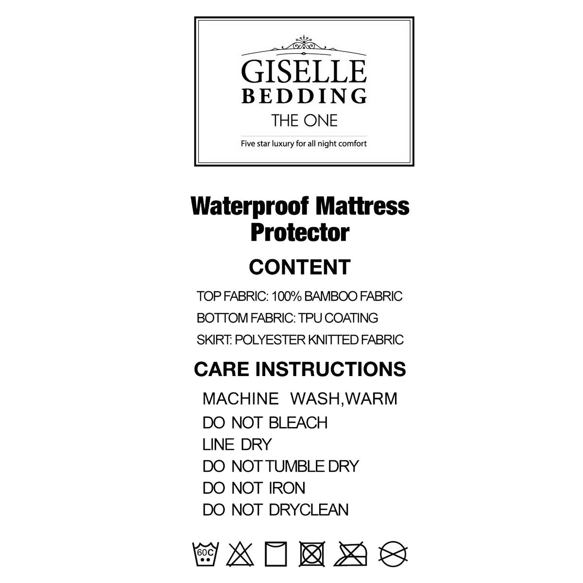 Bedding Mattress Protector | King Single