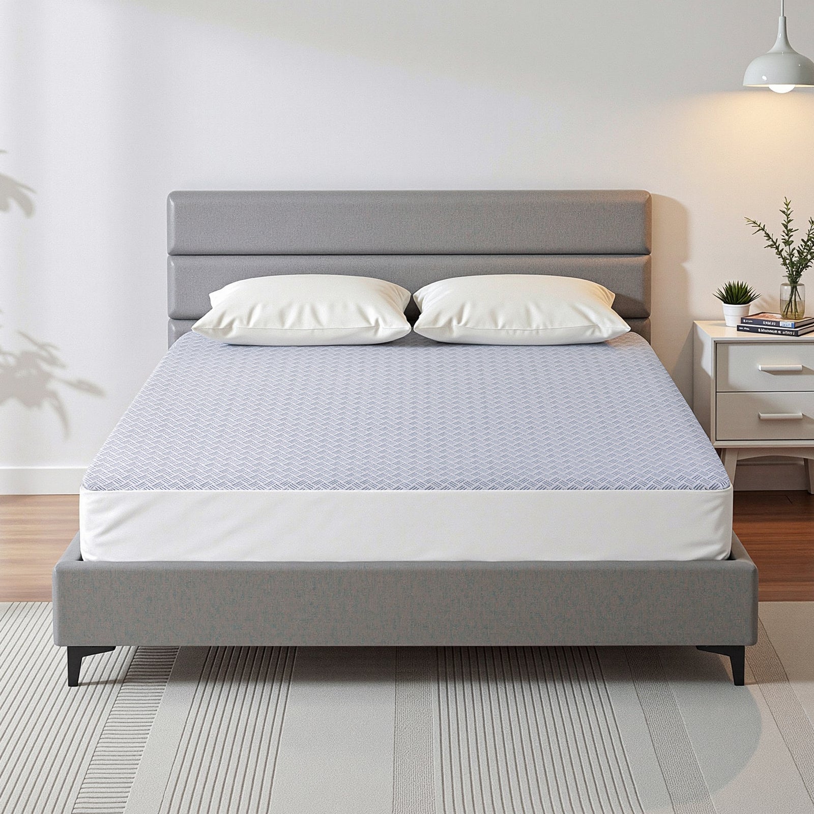 Cooling Mattress Protector | Waterproof | Deep Pocket Fitted | Double