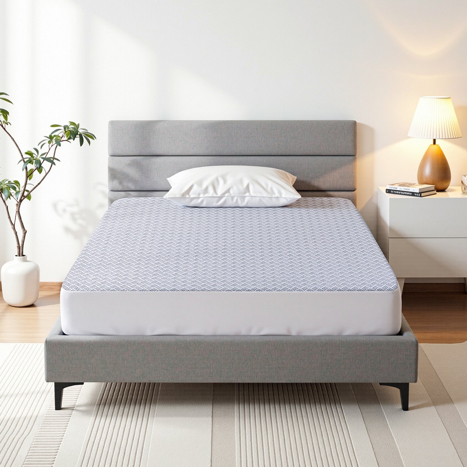 Cooling Mattress Protector | Waterproof | Deep Pocket Fitted | Single