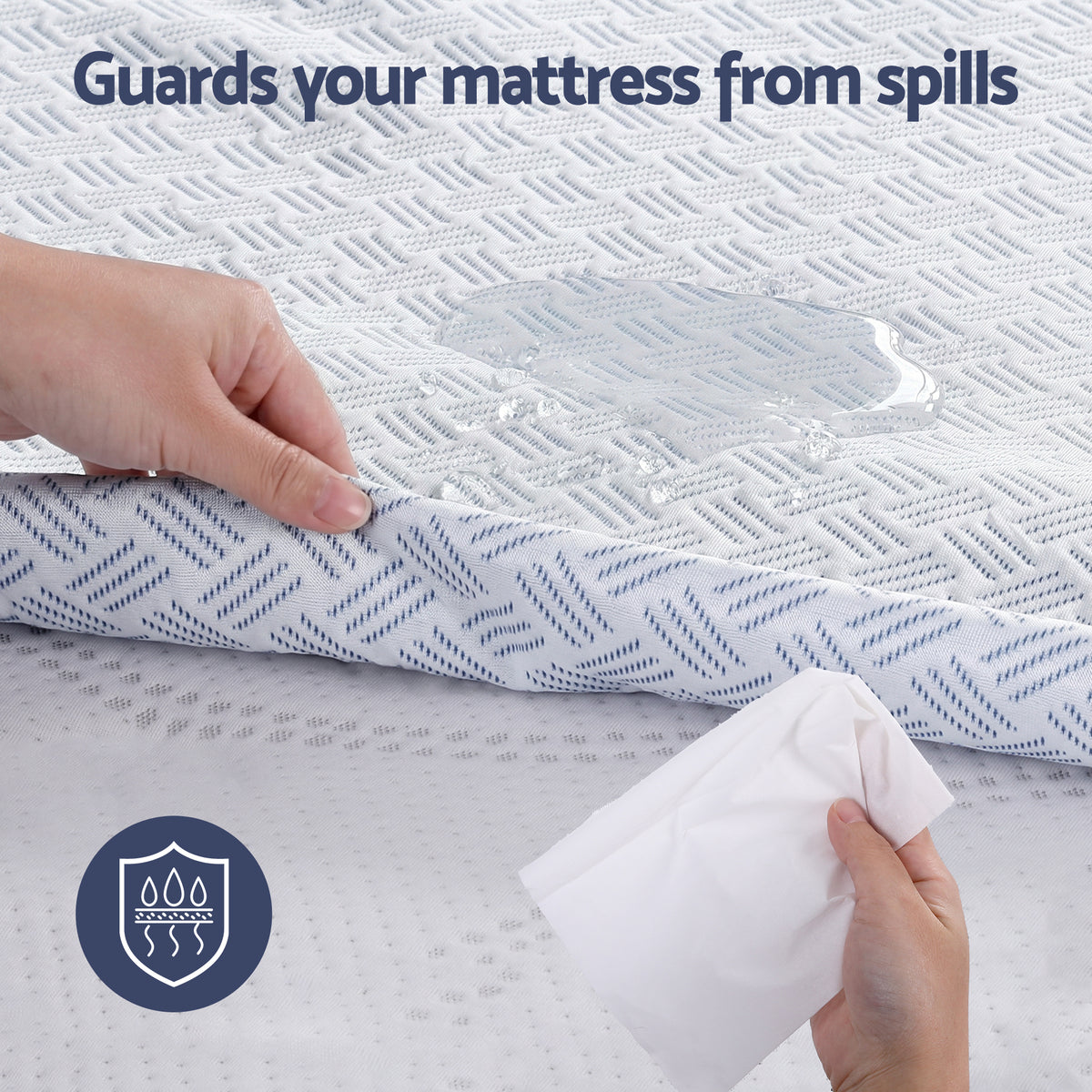 Cooling Mattress Protector | Waterproof | Deep Pocket Fitted | Single