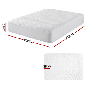 Waterproof Mattress Protector | 100% Cotton Quilted | King