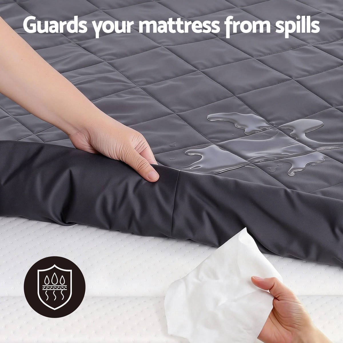 Microfibre Mattress Protector | Water-Resistant | 360° Fit | King