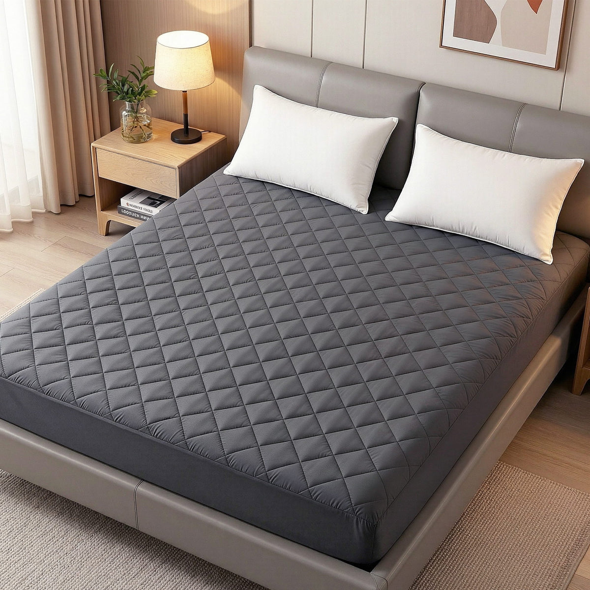 Water-Resistant Mattress Protector | Microfibre | 360° Fit | Queen