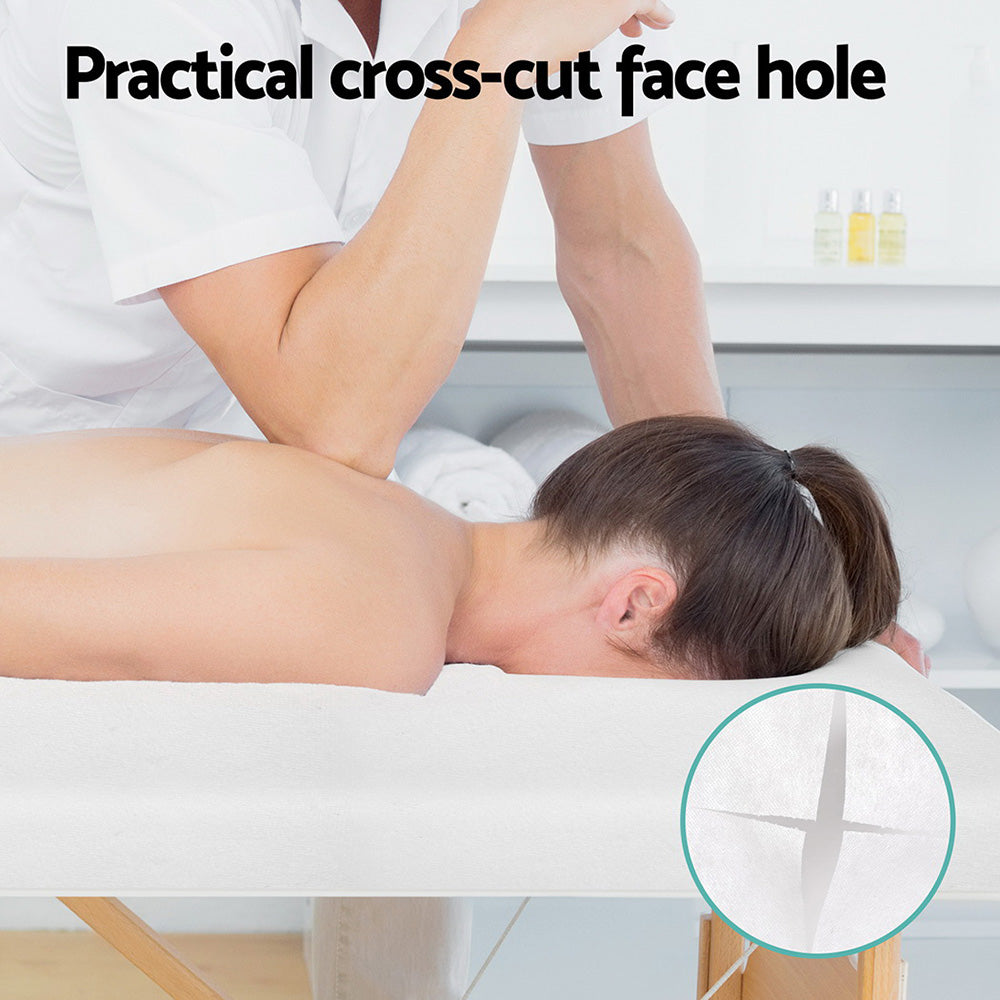 Zenses | 80cm X 180cm | Massage Table Cover | 50 Pieces