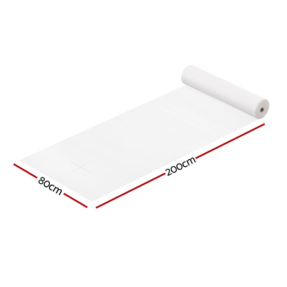 Zenses | 80cm X 200cm | Massage Table Cover | 50 Pieces