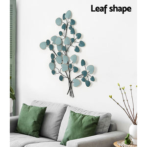 Metal Wall Art | Hanging Sculpture | Home Decor | Leaf Tree of Life | Blue