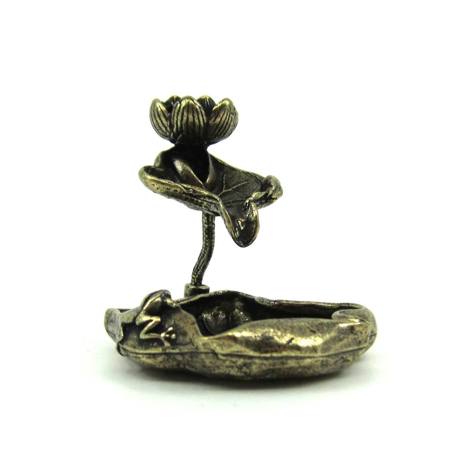 Metal Lotus Waterfalll Backflow Incense Burner | 6.5cm