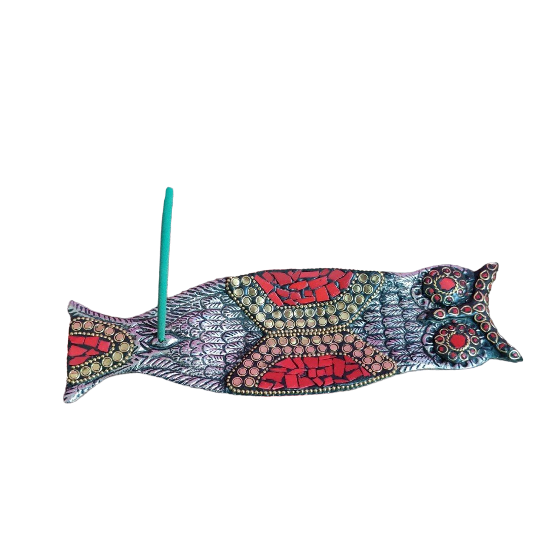 Metal Owl Incense Stick Ash Catcher