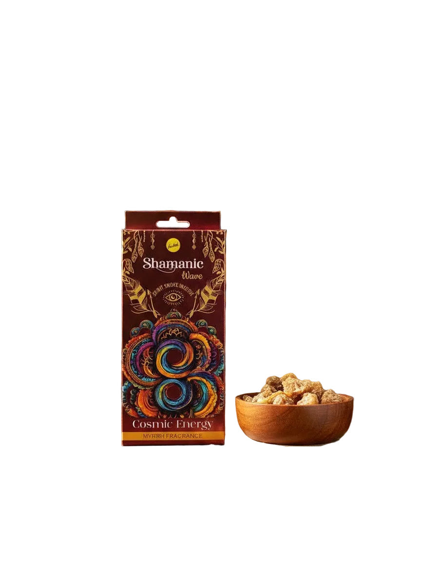 Myrrh Jumbo Incense Sticks 36 Pack | Sree Vani Shamanic Wave Cosmic Energy Thick Garden Incense