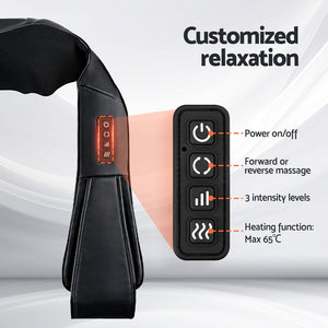 Livemor Neck Massager | 8 Massage Nodes | Heated
