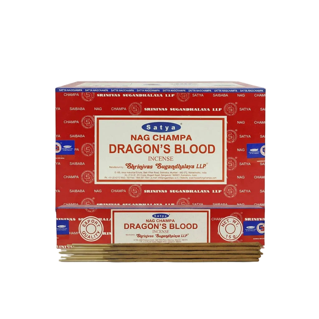 Satya Dragons Blood Incense Sticks - 180 Grams - VFM