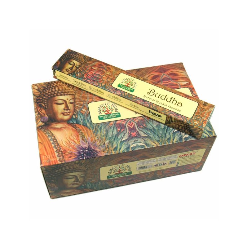 Namaste Buddha Incense Sticks | 180 Grams - 12 x 15g Packets