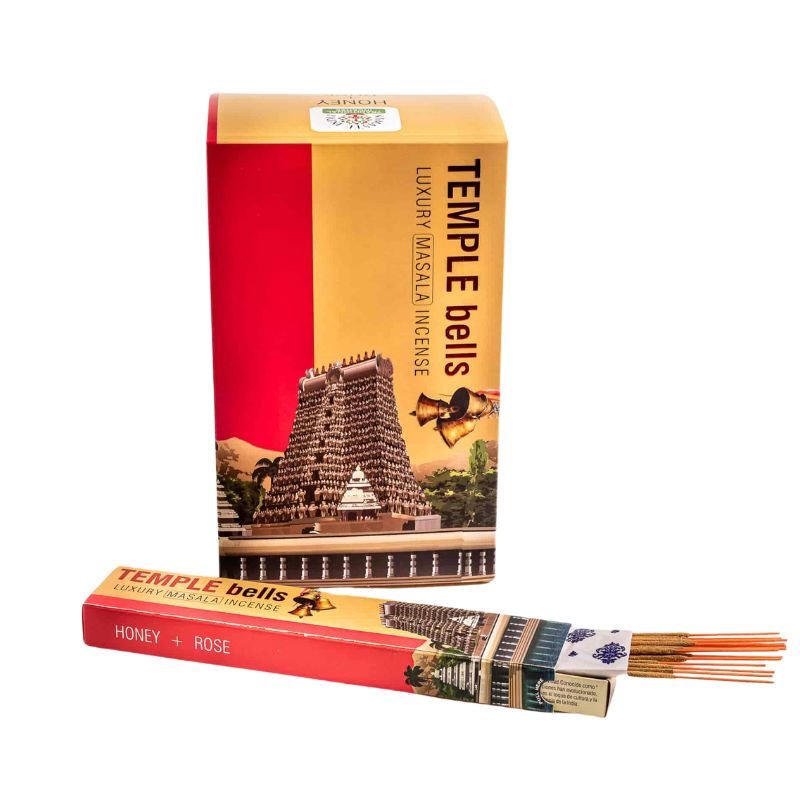 Namaste Honey + Rose Incense Sticks | 180 Grams - 12 x 15g Packets