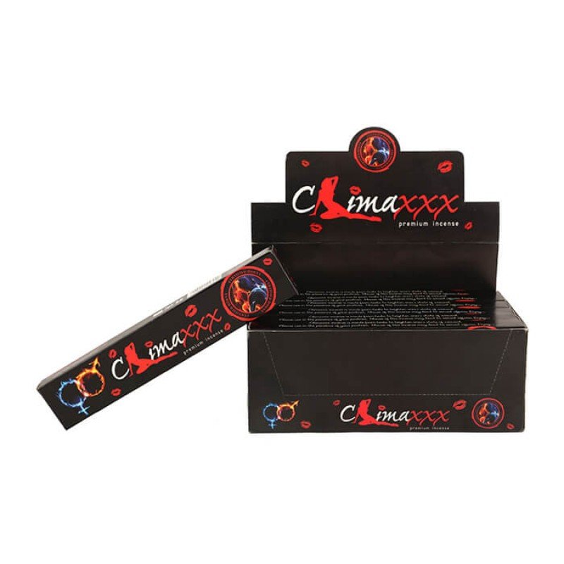 Nandita Climaxxx Incense Sticks | 180 Grams - 12 x 15g Packets | Herbal Aphrodisiac Blend