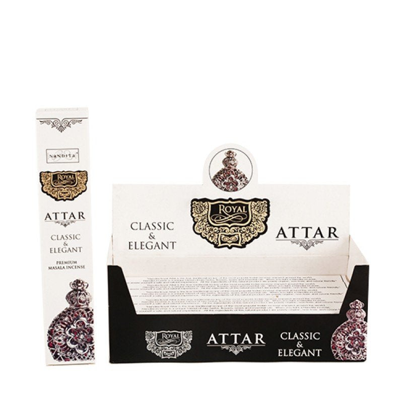 Nandita Royal Attar Incense Sticks | 180 Grams - 12 x 15g Packets