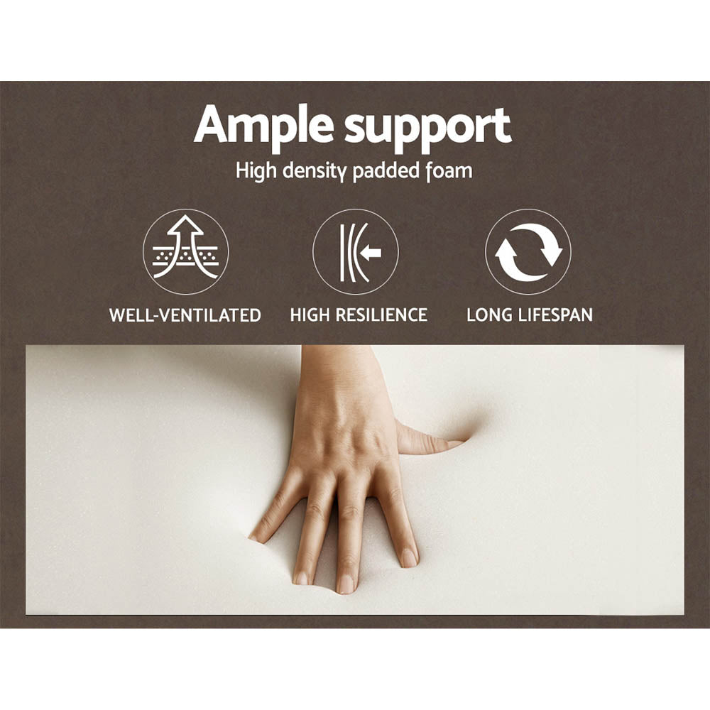 Wooden Office Chair | PU Seat | Black Brown