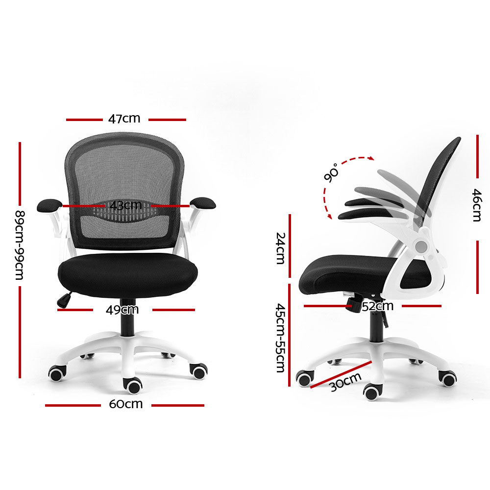 Mesh Office Chair | Mid Back | Black