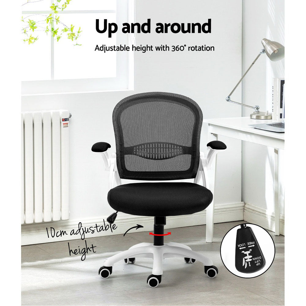 Mesh Office Chair | Mid Back | Black