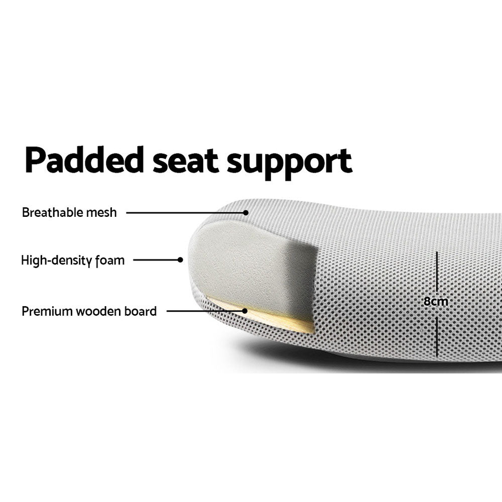 Mesh Office Chair | Mid Back | Grey