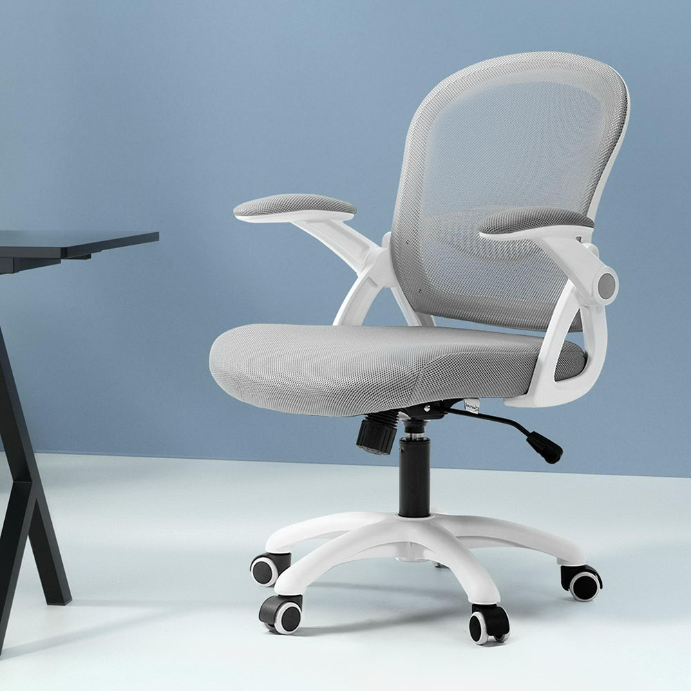 Mesh Office Chair | Mid Back | Grey