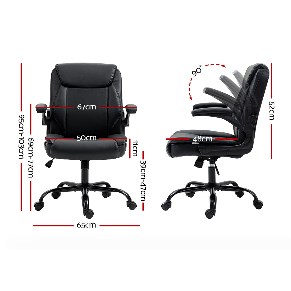 Executive Office Chair | Mid Back | Black