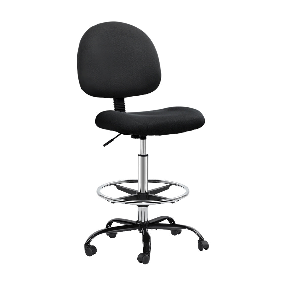 Office Chair | Drafting Stool | Fabric Chairs | Black
